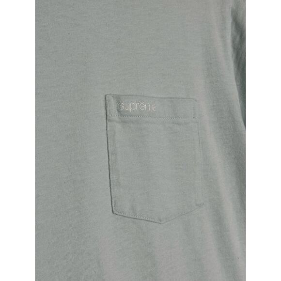 Supreme light blue short sleeves pocket tee size Medium - Picture 5 of 7